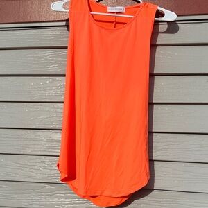 Bright Orange Tank Top